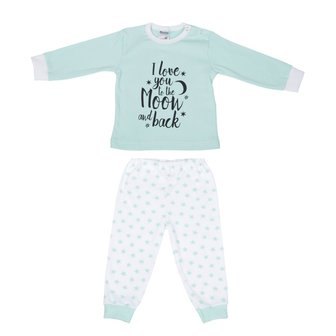 Baby pyjama Love You Mint