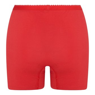 2-Pack Dames boxershorts Softly met lange pijp Rood