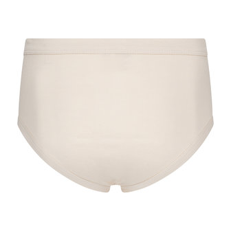 2-Pack Heren slips met gulp 100% Katoen Beige Klassiek Fit