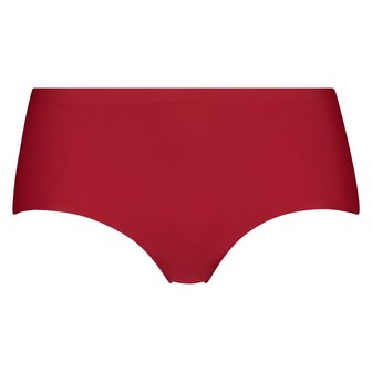 Dames Invisible Midi Hipster Rood