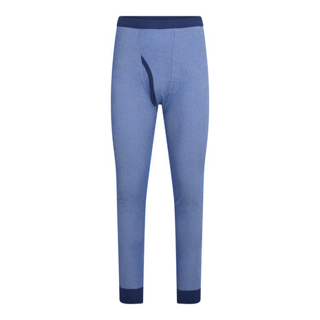 Heren pantalon met gulp 'Skipper's Ondergoed'  65% katoen 35% polyester Blauw