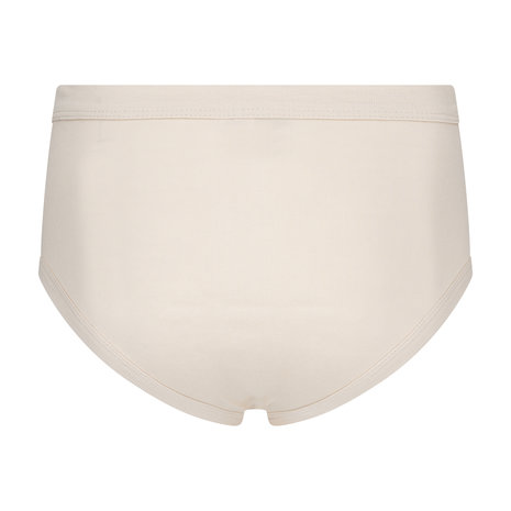 2-Pack Heren slips met gulp 100% Katoen Beige Klassiek Fit