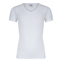 Jongens T-shirt met V-hals M3000 Wit