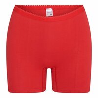 2-Pack Dames Cotton Stretch boxershorts 'Softly' met lange pijp (Rood)
