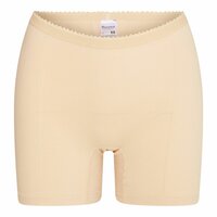 2-Pack Dames cotton stretch boxershorts 'Softly' met lange pijp (creme)
