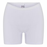 2-Pack Dames cotton stretch boxershorts 'Softly' met lange pijp (Wit) 
