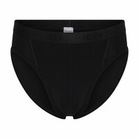 2-pack Heren slips zonder gulp 98% microfiber 2% elasthan low fit Zwart 