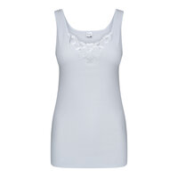 Dames hemd 'Viola' 100% Katoenen Tricot (Wit)