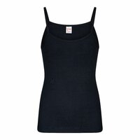 Meisjes spaghetti hemd Britney Zwart