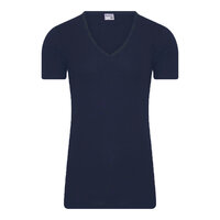 EXTRA LANGE met DIEPE V-HALS marine
