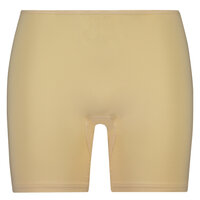 Dames boxershort 'Elegance' luxe stof met lange pijp (creme)